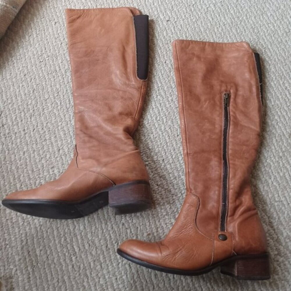 Gomma Italy Leather Boots 37 Davos Style
